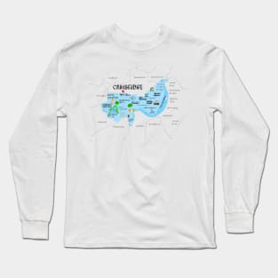 map of cambridge mass Long Sleeve T-Shirt